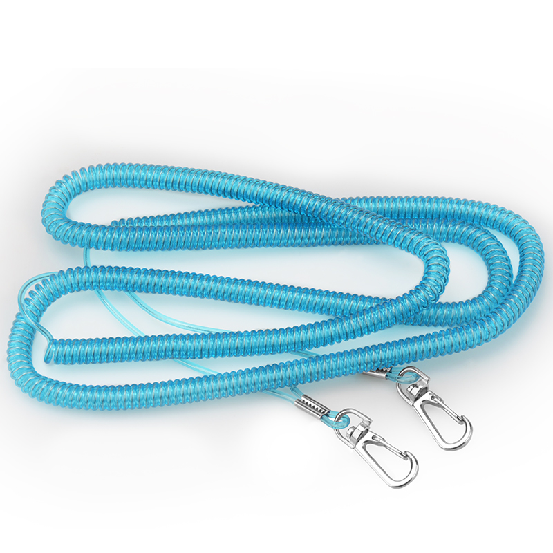 China Anti slip retractable rope for Fishing rod / Anti falling retractable  rope for fishing / Hanging buckle automatic telescopic anti lost steel wire  factory and manufacturers