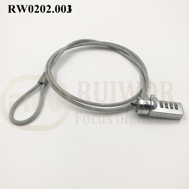 China wholesale Cable And Lock -
 RW0202.003 laptop safety code lock computer security tether password cable Security Lock Cable For Tablet – Ruiwor