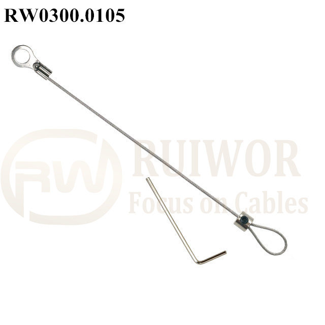 RW0300-0105-Security-Cable-Ring-Terminal-Plus-One-Metallic-lock-catch