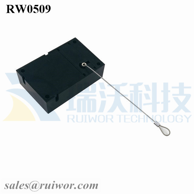 RW0509 Anti Theft Pull Box with Size Customizable and Fixed Loop End for Retail Product Display Protection
