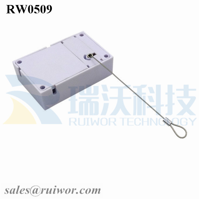 RW0509 Anti Theft Pull Box with Size Customizable and Fixed Loop End for Retail Product Display Protection