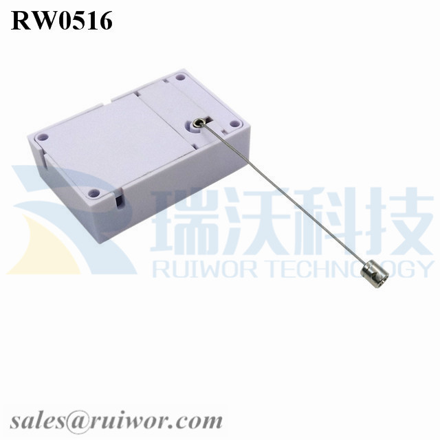RW0516 Cuboid Anti Theft Pull Box with Side Hole Hardwar Cable End Used for Product Positioning