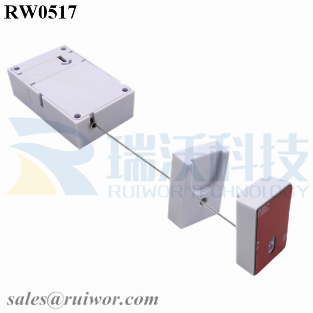 RW0517 Cuboid Anti Theft Pull Box with Magnetic Clasps Holder End for Mobile Phone Retail Security Display