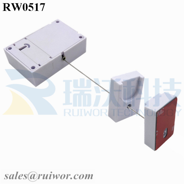 RW0517 Cuboid Anti Theft Pull Box with Magnetic Clasps Holder End for Mobile Phone Retail Security Display