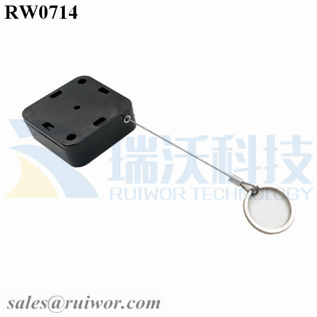 RW0714 Security Pull Box specifications (cable exit details, box size details)