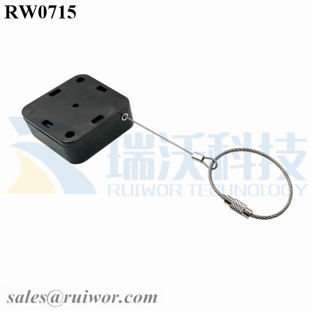 RW0715 Security Pull Box specifications (cable exit details, box size details)