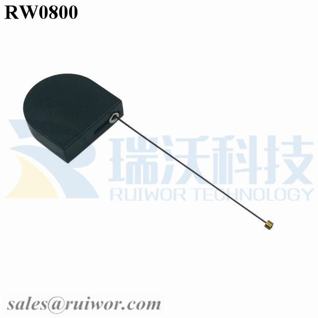 Wholesale Discount Retractable Clips -
 RW0800 D-shaped Micro Retractable Tether Work with Connectors Apply in Different Products Security Harness – Ruiwor