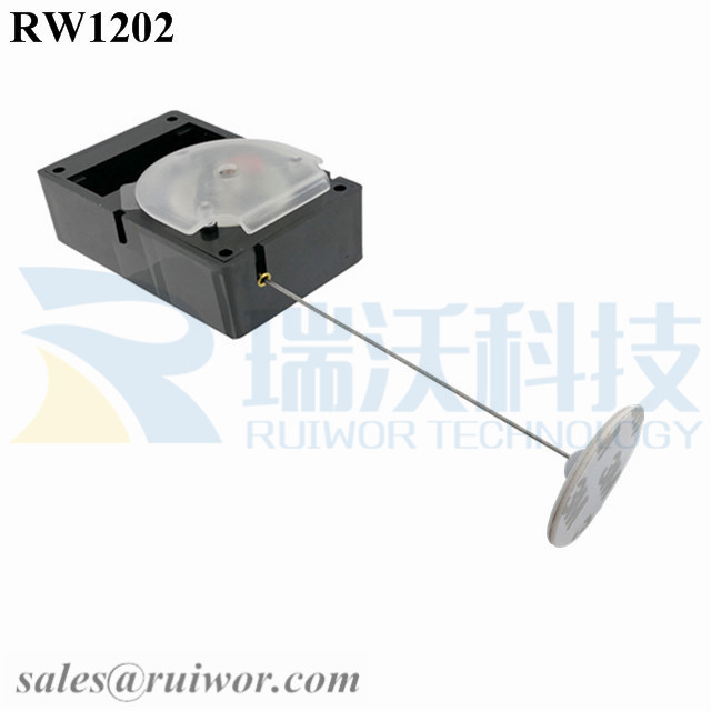 Hot sale Retractable Display Pull Box -
 RW1202 Cuboid Alarmed Pull Box Plus Dia 30mm Circular Adhesive ABS Plate – Ruiwor