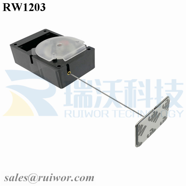 RW1203 Alarmed Pull Box specifications (cable exit details, box size details)