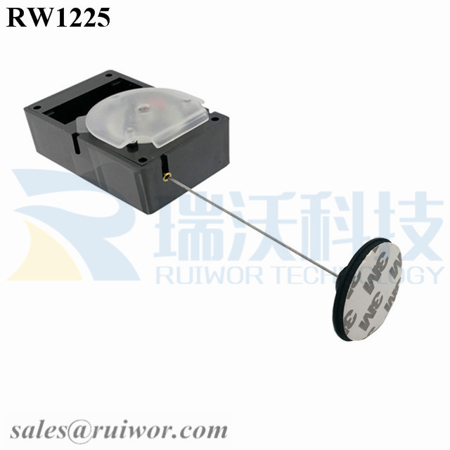 Rapid Delivery for Retractable Rope -
 RW1225 Cuboid Alarmed Pull Box Plus Dia 38mm Circular Adhesive Plastic Plate – Ruiwor