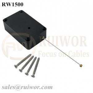RW1500 Cuboid Multifunctional Retractable Cable Can Work with Connectors Apply in Different Products Security Harness