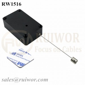 RW1516 Cuboid Multifunctional Retractable Cable with Side Hole Hardwar Cable End Used for Product Positioning