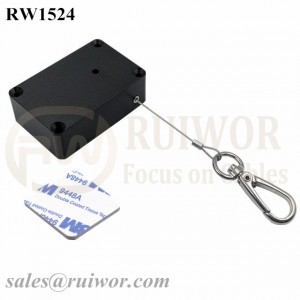 Well-designed Retractable Id Clip -
 RW1524 Cuboid Multifunctional Retractable Cable with Key Hook Cable End – Ruiwor