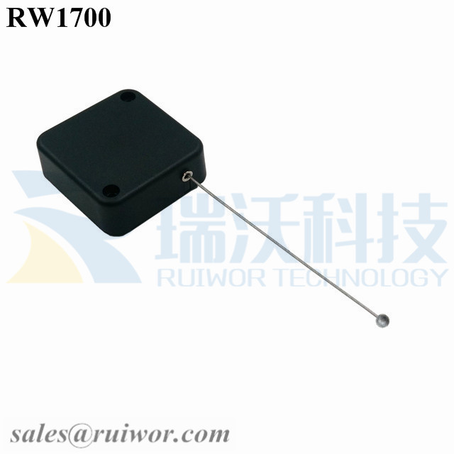 RW1700 Square Security Tether Work with Cord End Apply in Several Products Security Display Positioning