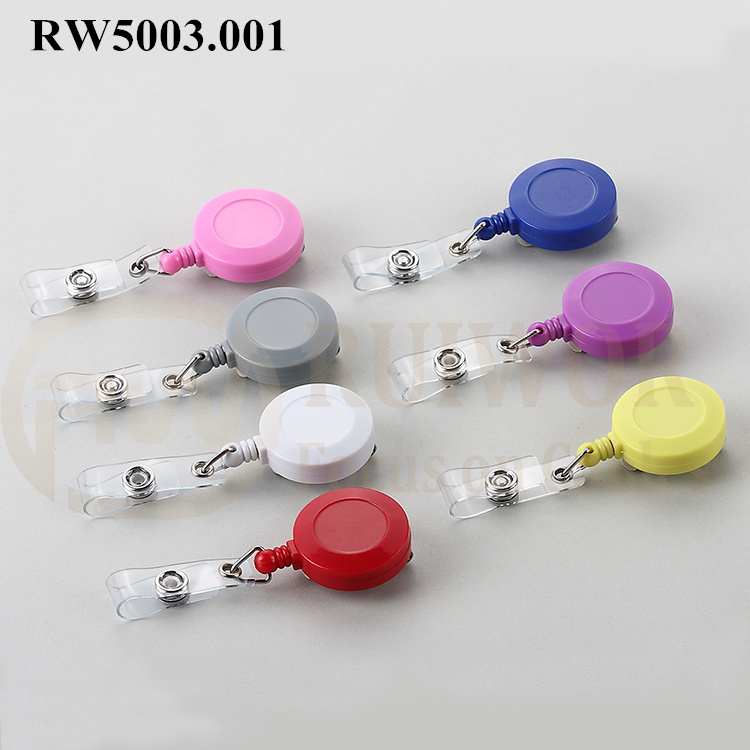 Factory Cheap Hot Retractable Steel Cable Reel -
 RW5003.001 ABS Material Badge Reel – Ruiwor