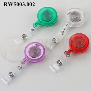 Reasonable price Custom Badge Reels -
 RW5003.002 ABS Material Badge Reel – Ruiwor