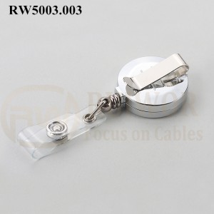 Chinese wholesale Retractable Badge Reel -
 RW5003.003 ABS Material Badge Reel With Chromed Surface – Ruiwor