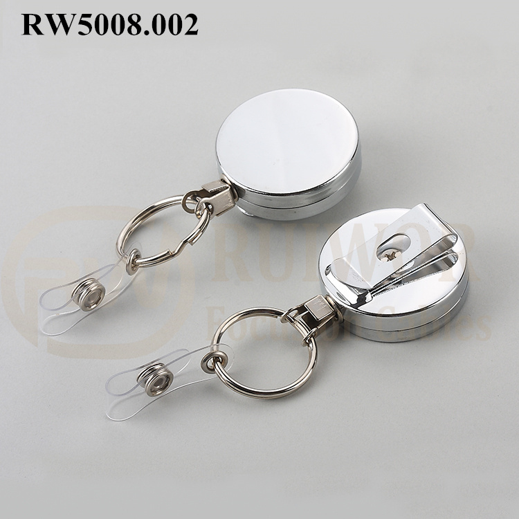 Hot New Products Lanyard Retractable Badge Reel -
 RW5008.002 Metal Material Badge Reel – Ruiwor