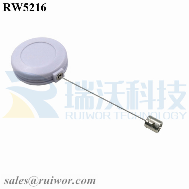 RW5216 Round Anti Theft Retractor Plus Side Hole Hardwar