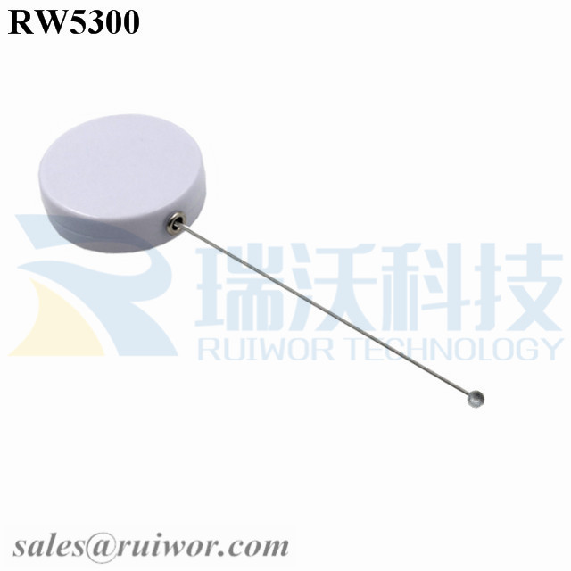 RW5300 Round Security Display Tether Work with Connectors Apply in Different Products Positioning Display