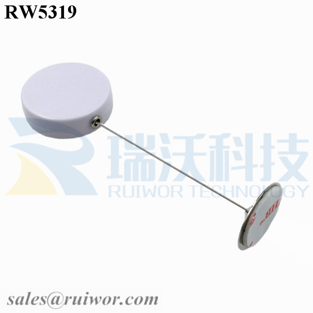 RW5319 Round Security Display Tether Plus Dia 22mm Circular Sticky metal Plate