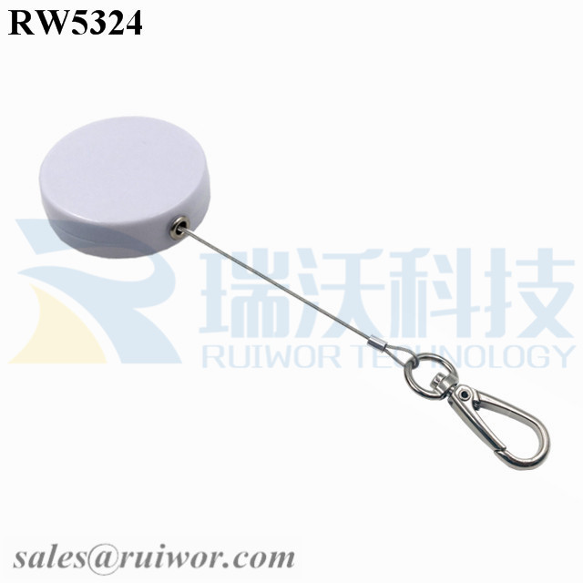 RW5324 Round Security Display Tether Plus Key Hook