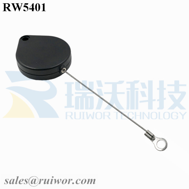 Factory source Retractable Hanging Plant Pulley -
 RW5401 Heart-shaped Security Pull Box with Ring Terminal Inner Hole 3mm 4mm 5mm for Option – Ruiwor