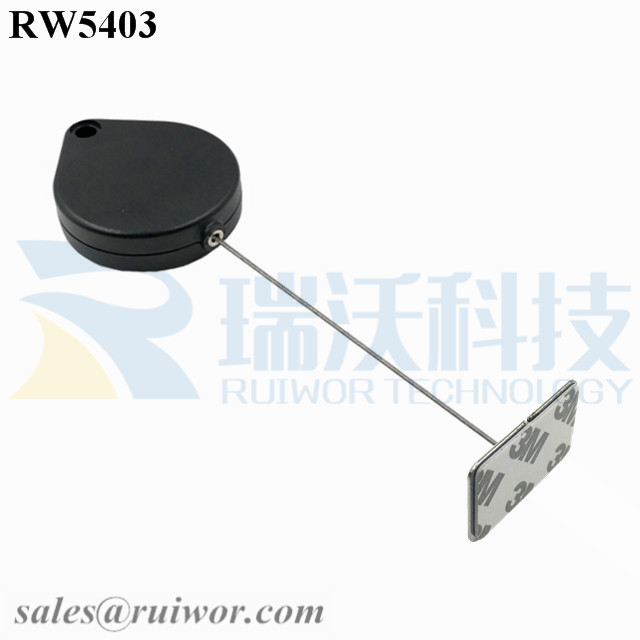 factory customized Pulleys For Hanging Baskets -
 RW5403 Heart-shaped Security Pull Box Plus 35X22mm Rectangular Adhesive metal Plate – Ruiwor