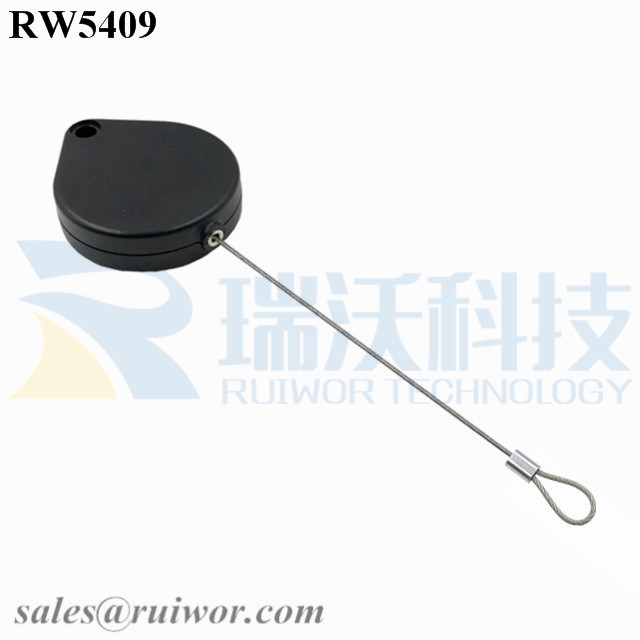 professional factory for Safty Cable -
 RW5409 Heart-shaped Security Pull Box Plus Size Customizable Fixed Loop End – Ruiwor