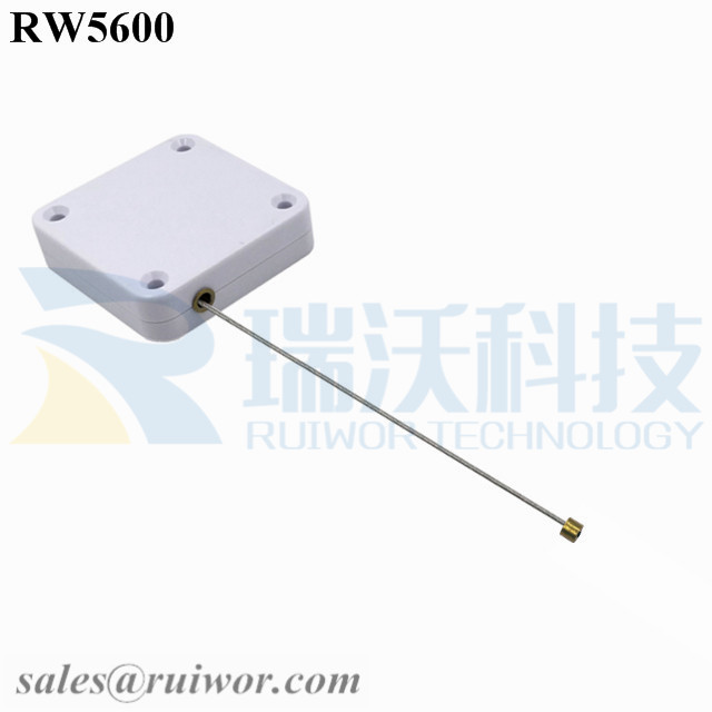 RW5600 Square Heavy Duty Retractable Cable Work with Connectors for Various Products Security Display