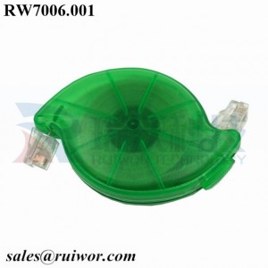 Professional China Badge Retractor -
 RW7006 RJ11 4P4C Sensor Cable Retractor Take-up box for alarm device – Ruiwor