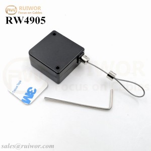 RuiWor RW4905 Anti-theft Retractable Cable with Pause Function for Glasses Retail Security Display Holder