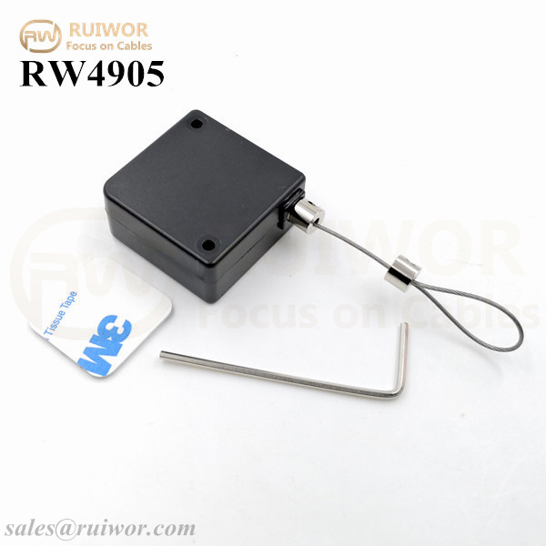 Factory wholesale Anti Theft Ring Display - RuiWor RW4905 Anti-theft Retractable Cable with Pause Function for Glasses Retail Security Display Holder – Ruiwor