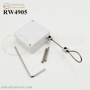 RuiWor RW4905 Anti-theft Retractable Cable with Pause Function for Glasses Retail Security Display Holder